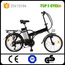 Bicicleta plegable eléctrica barata TOP E-Cycle fabricada en China